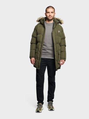 Penfield P Bear Men Puffer Jacket Dark Green | P-7942385