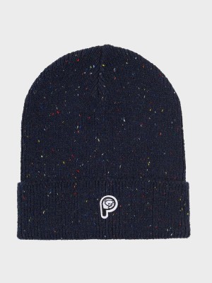 Penfield P Bear Neppy Men Beanie Navy Blue | P-1572904