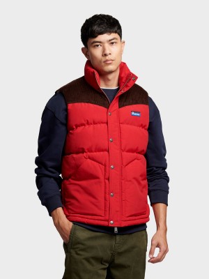 Penfield Penfield Easton Men Vest Red | P-9456317