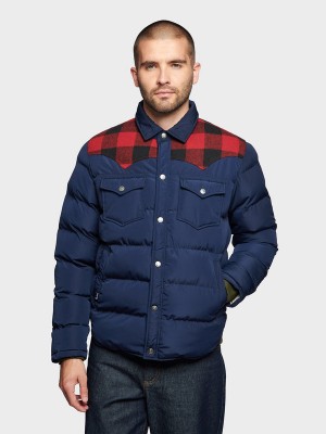 Penfield Penfield Rockford Men Jackets Navy Blue | P-2813950