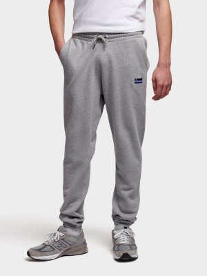 Penfield Relaxed Fit Original Logo Men Joggers Grey | P-0798256