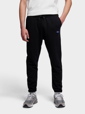 Penfield Relaxed Fit Original Logo Men Joggers Black | P-0965487