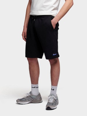 Penfield Relaxed Fit Original Logo Men Shorts Black | P-2513948