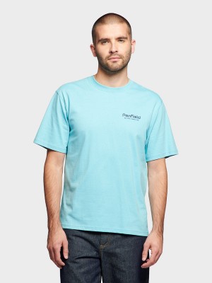 Penfield Script Men T Shirts Blue | P-5180792