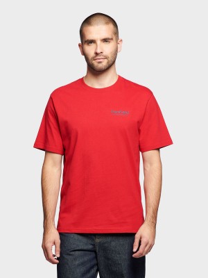 Penfield Script Men T Shirts Red | P-3271985