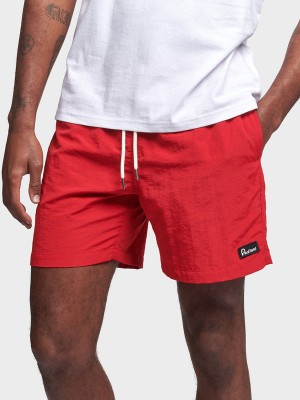 Penfield Swim Men Shorts Red | P-5408972