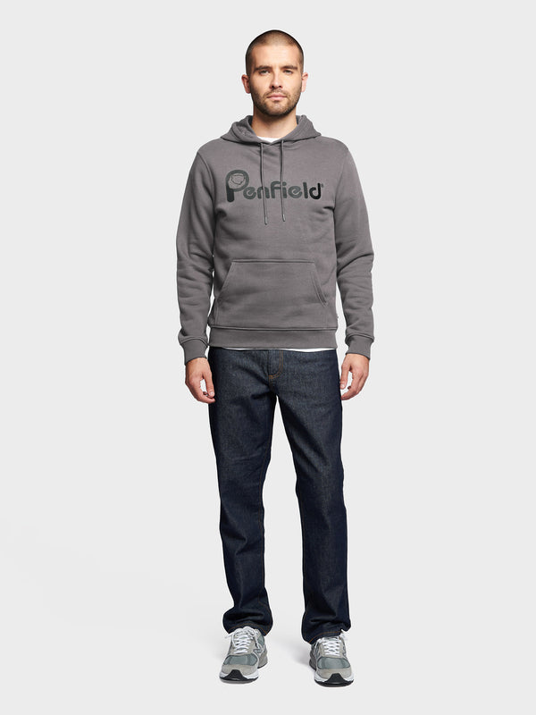 Penfield Bear Chest Print Men Hoodie Grey | P-7412508