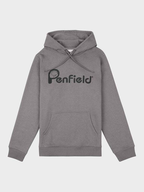 Penfield Bear Chest Print Men Hoodie Grey | P-7412508