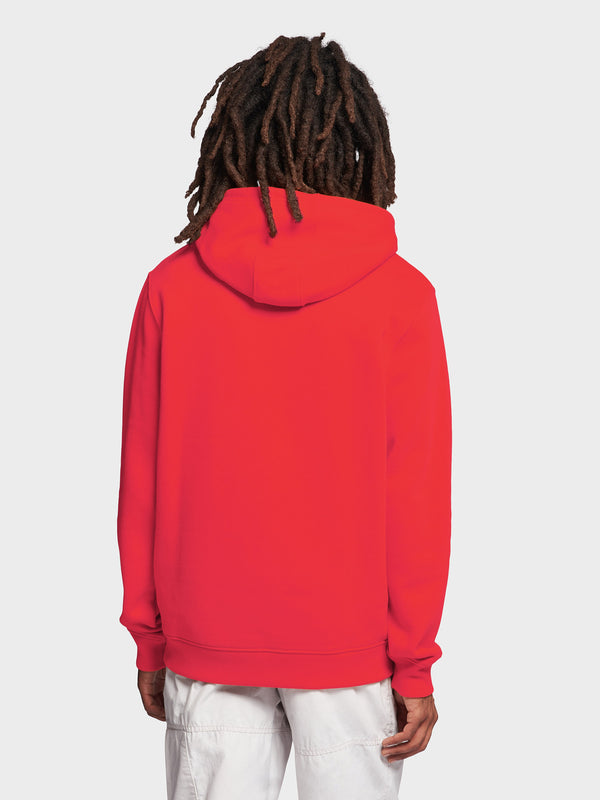 Penfield Bear Chest Print Men Hoodie Red | P-7205193