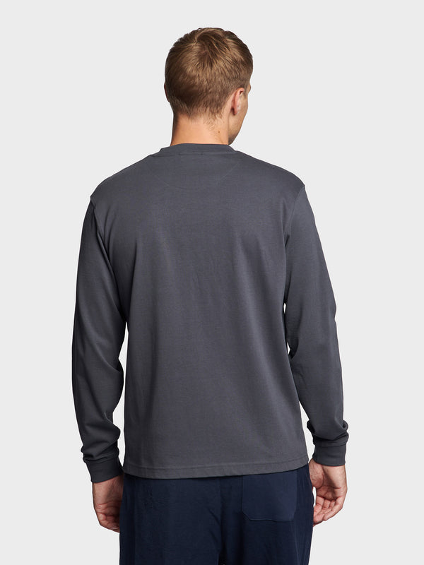 Penfield Chest Pocket Long Sleeve Men T Shirts Dakr Blue | P-4078192