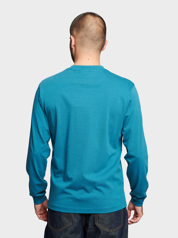 Penfield Chest Pocket Long Sleeve Men T Shirts Blue | P-2074359