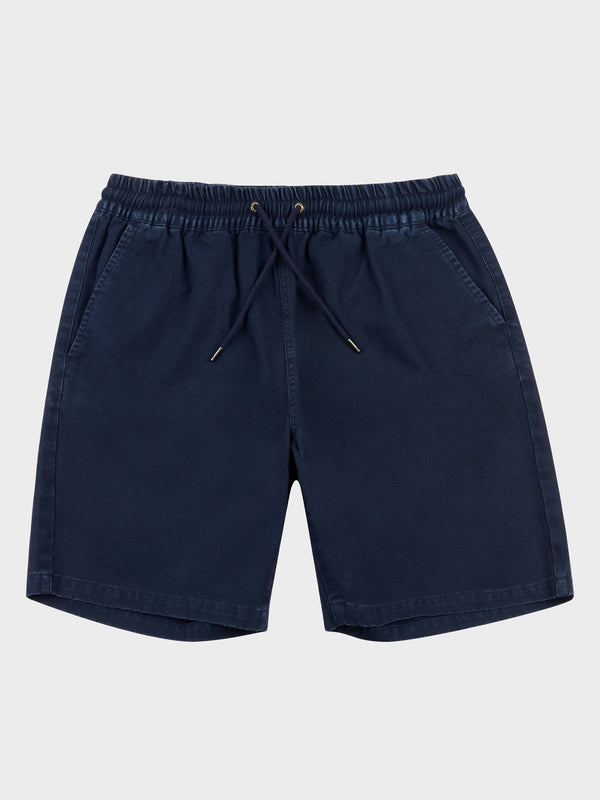 Penfield Elasticated Men Shorts Navy Blue | P-4058173