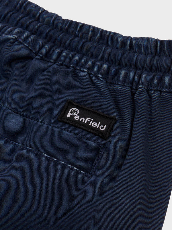 Penfield Elasticated Men Shorts Navy Blue | P-4058173