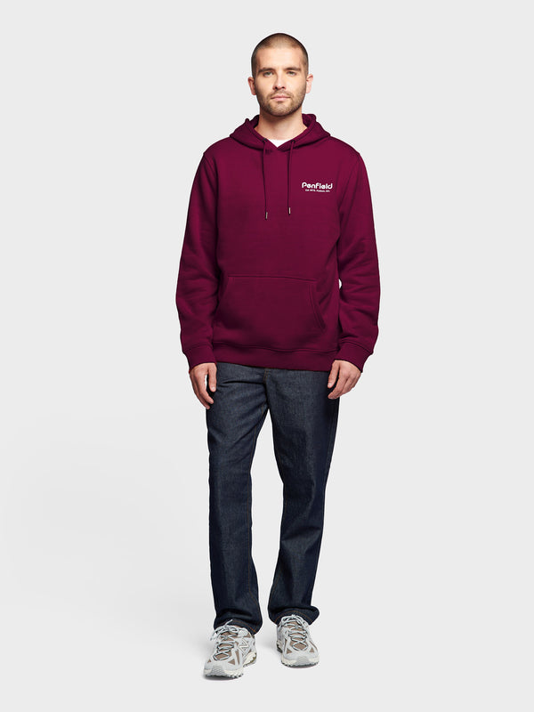 Penfield Hudson Script Men Hoodie Fuchsia | P-5169247