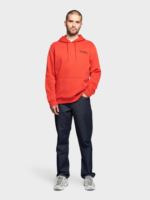 Penfield Hudson Script Men Hoodie Orange | P-8670942