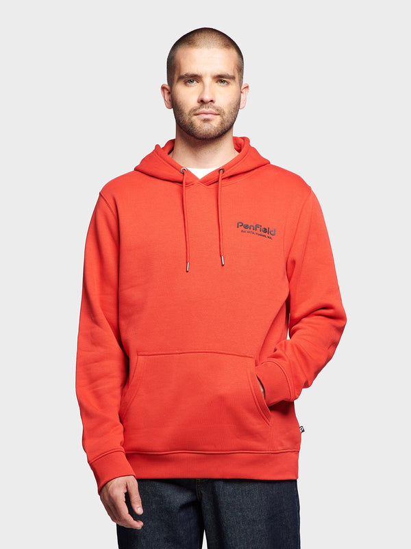 Penfield Hudson Script Men Hoodie Orange | P-8670942