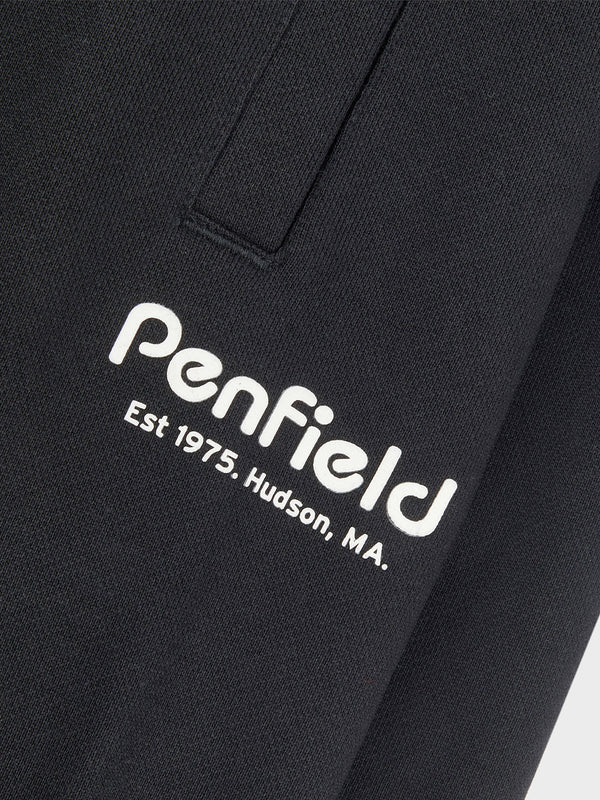 Penfield Hudson Script Men Sweatpants Black | P-6439128