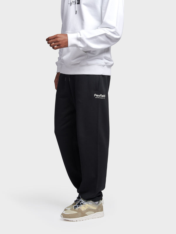 Penfield Hudson Script Men Sweatpants Black | P-6439128