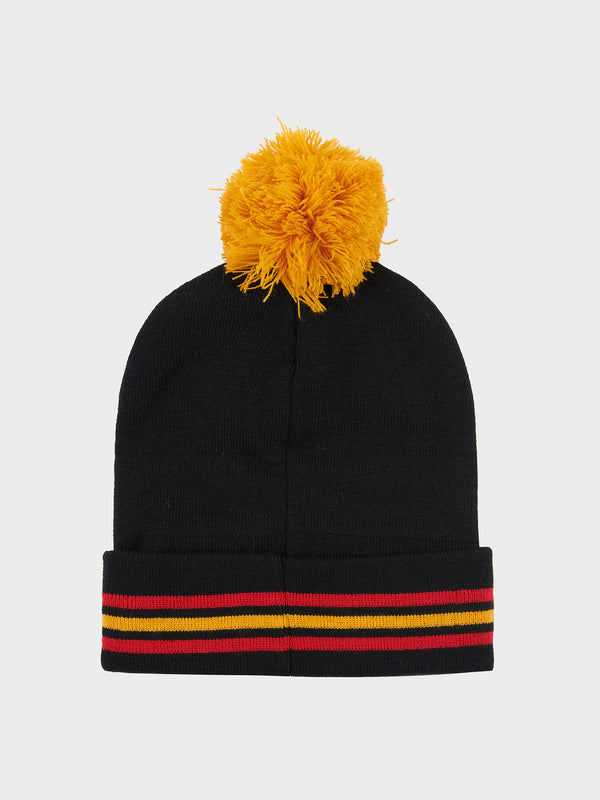 Penfield Intarsia Knit Bobble Men Beanie Black | P-6528739