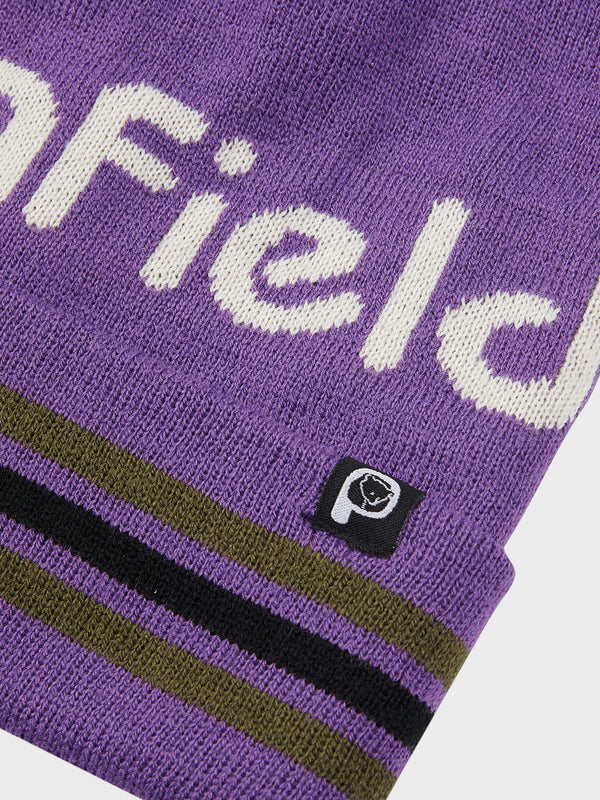 Penfield Intarsia Knit Bobble Men Hat Purple | P-1945087