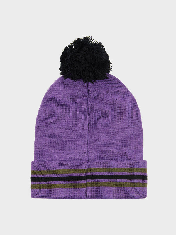 Penfield Intarsia Knit Bobble Men Hat Purple | P-1945087