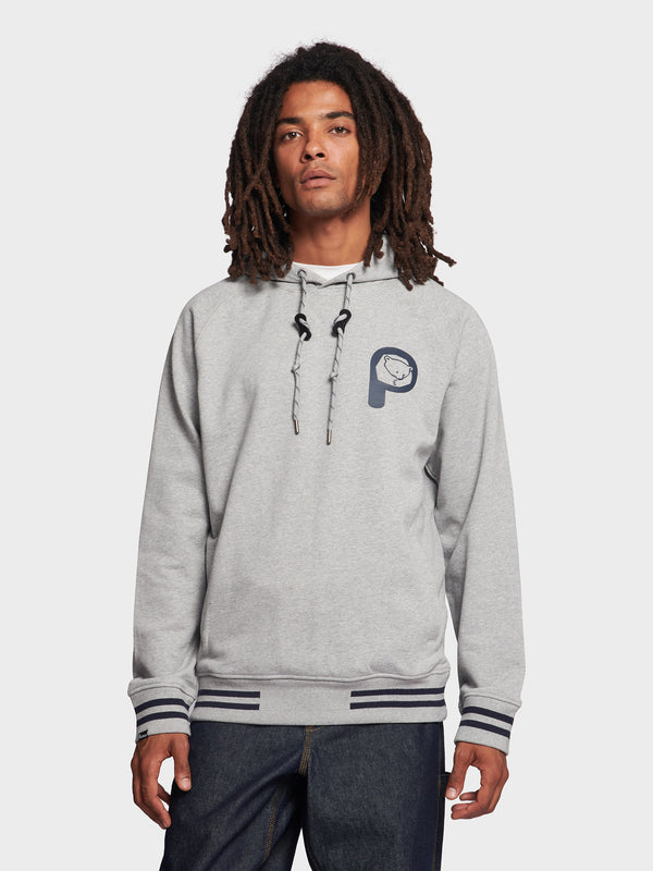 Penfield Large P Bear Chest Print Men Hoodie Grey | P-3571498