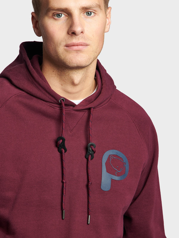 Penfield Large P Bear Chest Print Men Hoodie Fuchsia | P-8605721