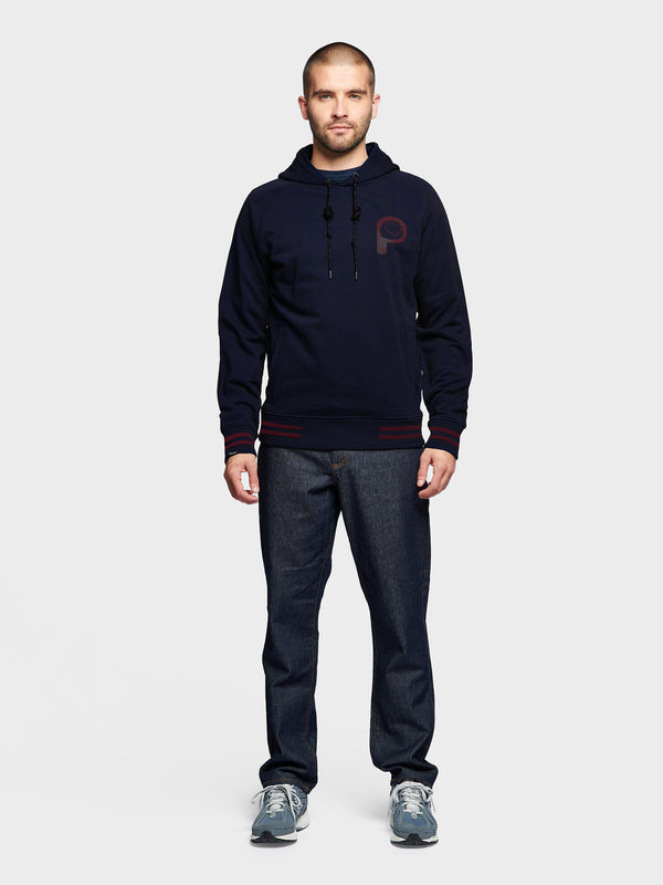 Penfield Large P Bear Chest Print Men Hoodie Navy Blue | P-9453710