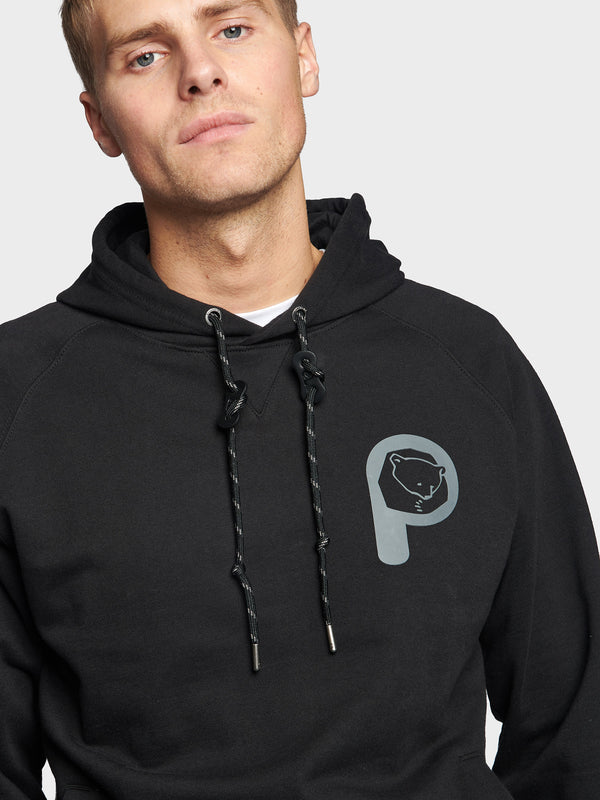 Penfield Large P Bear Chest Print Men Hoodie Black | P-9584731