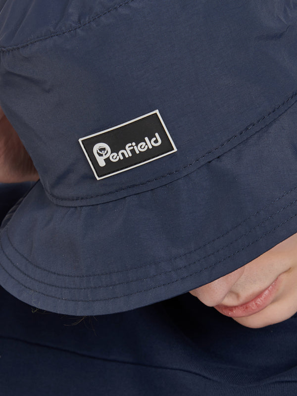 Penfield Nylon Bucket Men Cap Navy Blue | P-9302587