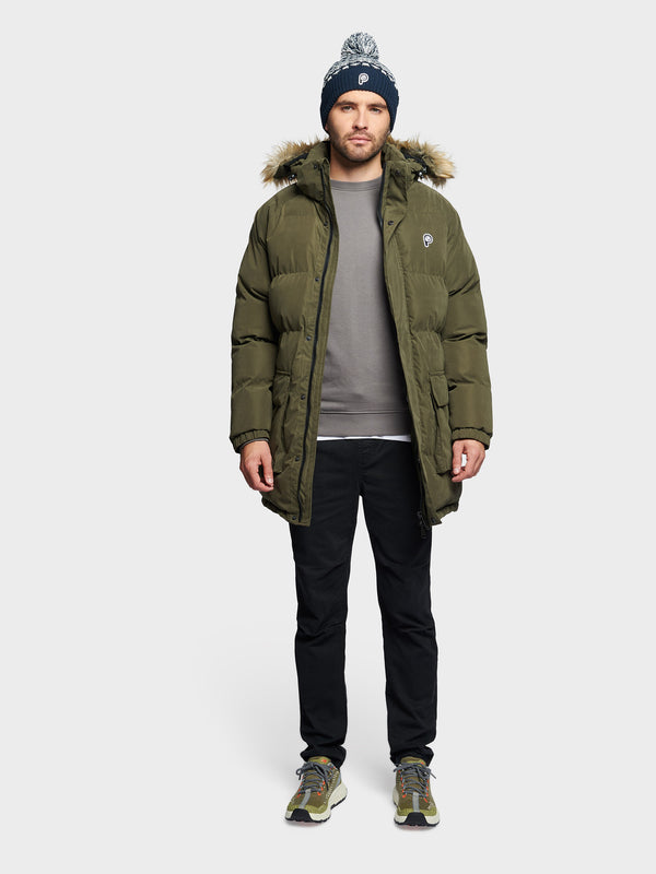 Penfield P Bear Men Puffer Jacket Dark Green | P-9410837