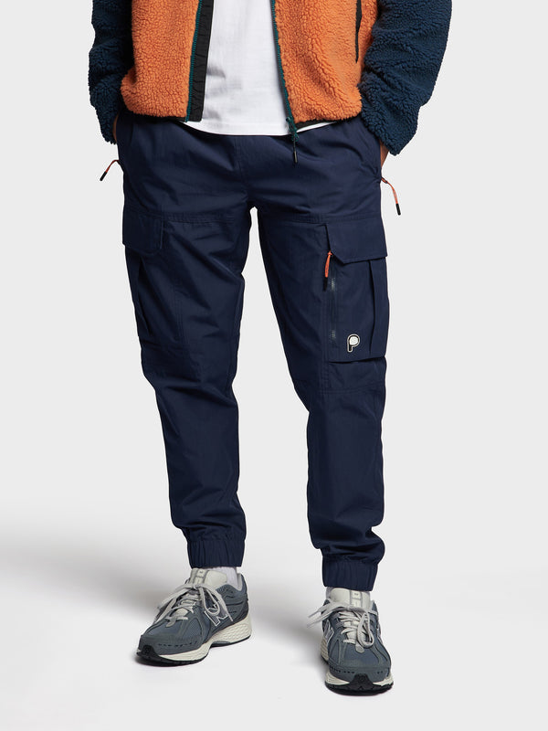 Penfield P Bear Water Resistant Men Cargo Pants Navy Blue | P-8472310