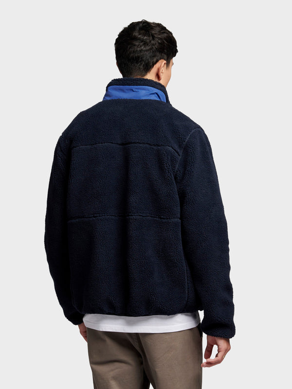 Penfield Penfield Mattawa Men Fleece Jacket Navy Blue | P-8197326