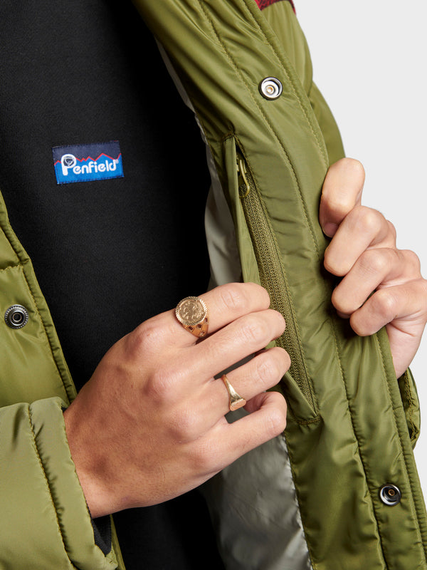 Penfield Penfield Rockford Men Jackets Olive | P-1578692