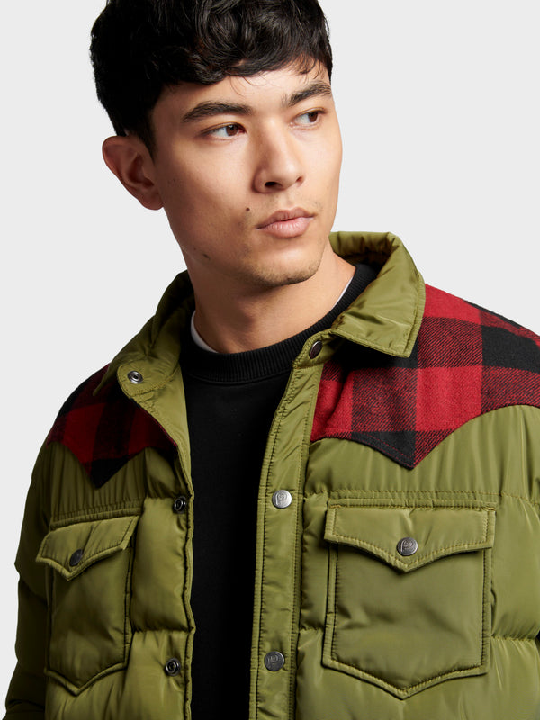 Penfield Penfield Rockford Men Puffer Jacket Olive | P-3516048