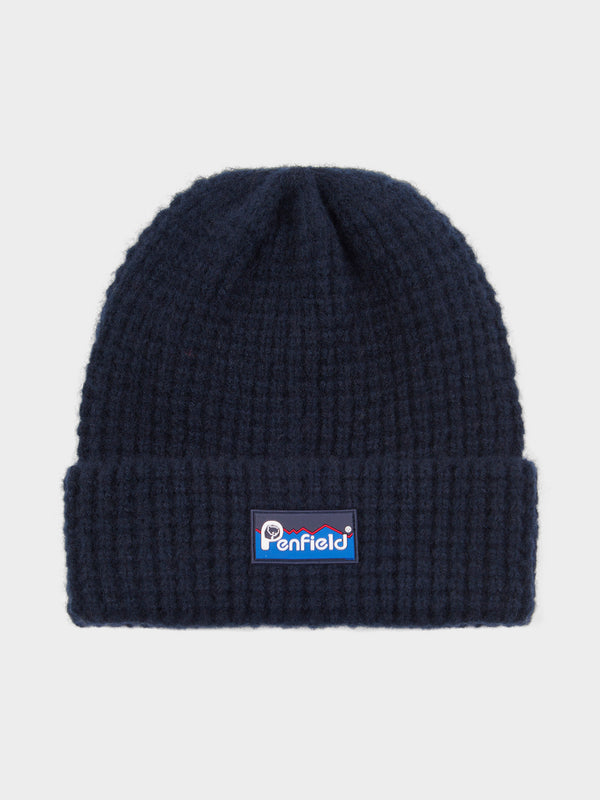 Penfield Penfield Waffle Men Beanie Navy Blue | P-9380617