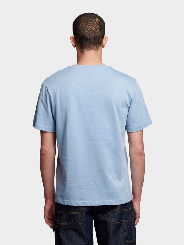 Penfield Relaxed Fit Embroidered Mountain Men T Shirts Blue | P-4795061