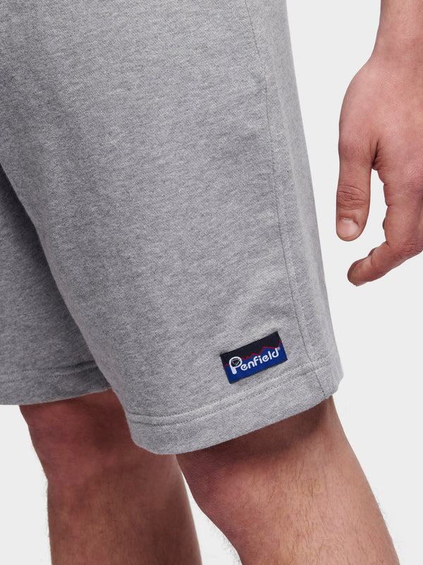 Penfield Relaxed Fit Original Logo Men Shorts Grey | P-9273584