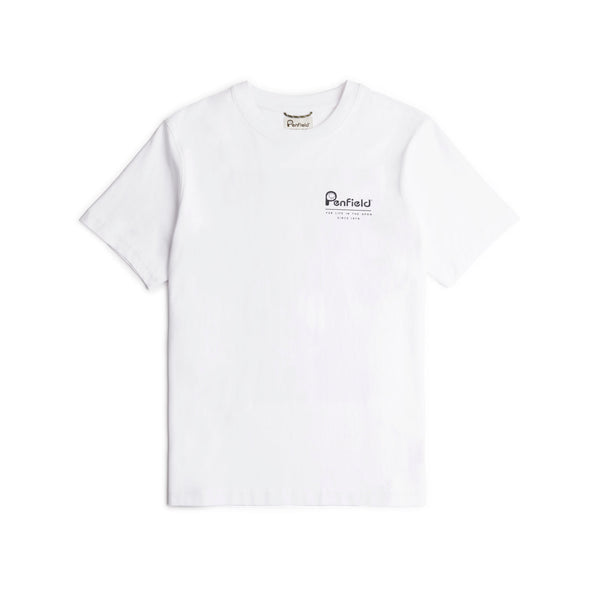 Penfield Relaxed Fit Valley Men T Shirts White | P-4019837