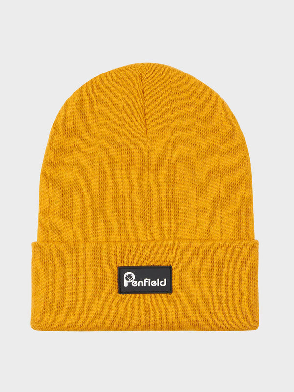 Penfield Reverse Badge Men Beanie Dark Yellow | P-7132509