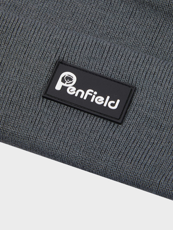 Penfield Reverse Badge Men Beanie Grey | P-3468015