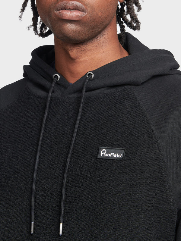 Penfield Reverse Loopback Men Hoodie Black | P-4825097