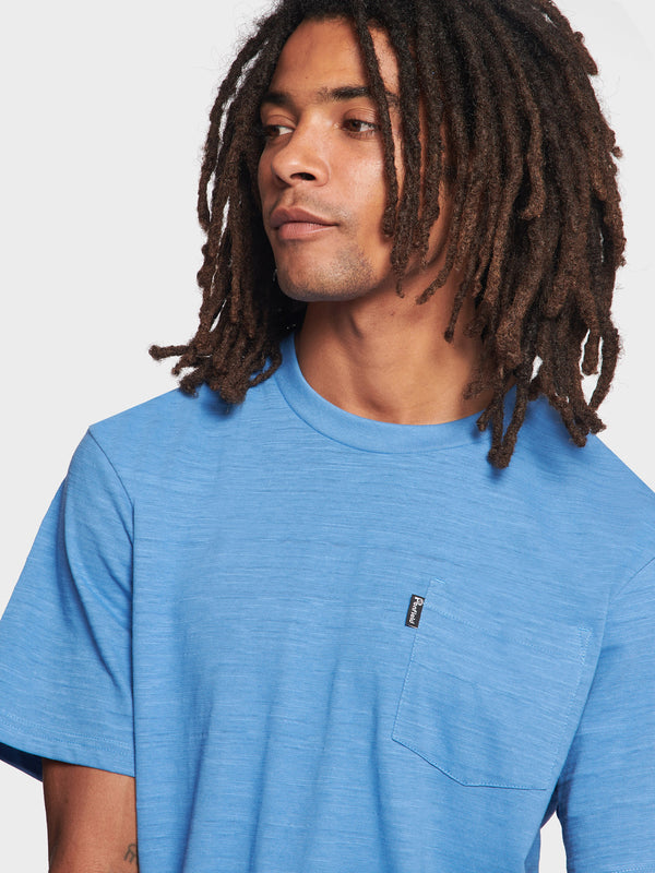 Penfield Slub Pocket Men T Shirts Blue | P-3469051