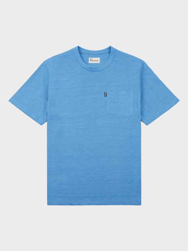 Penfield Slub Pocket Men T Shirts Blue | P-3469051