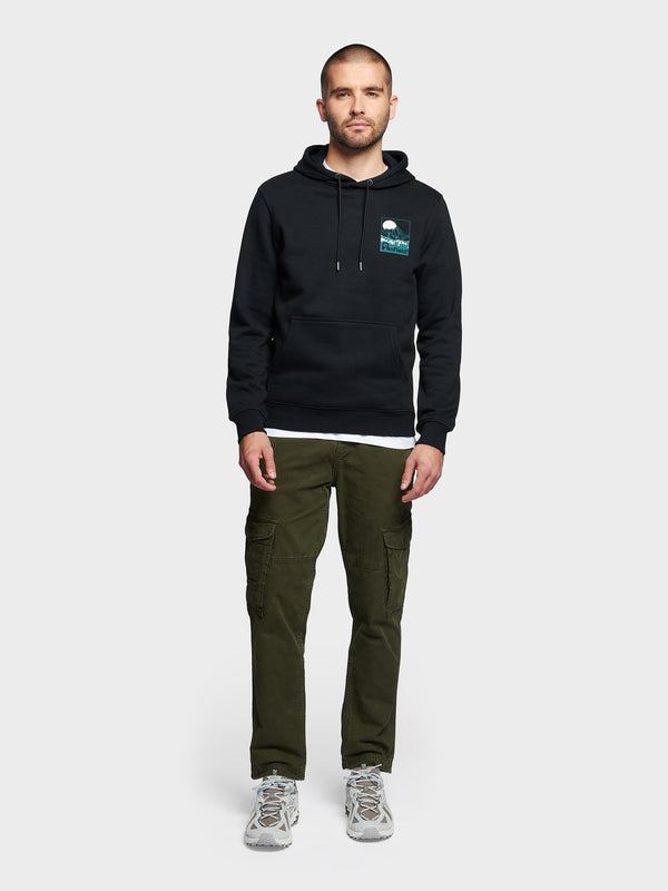 Penfield Washed Mountain Graphic Men Hoodie Black | P-4153078